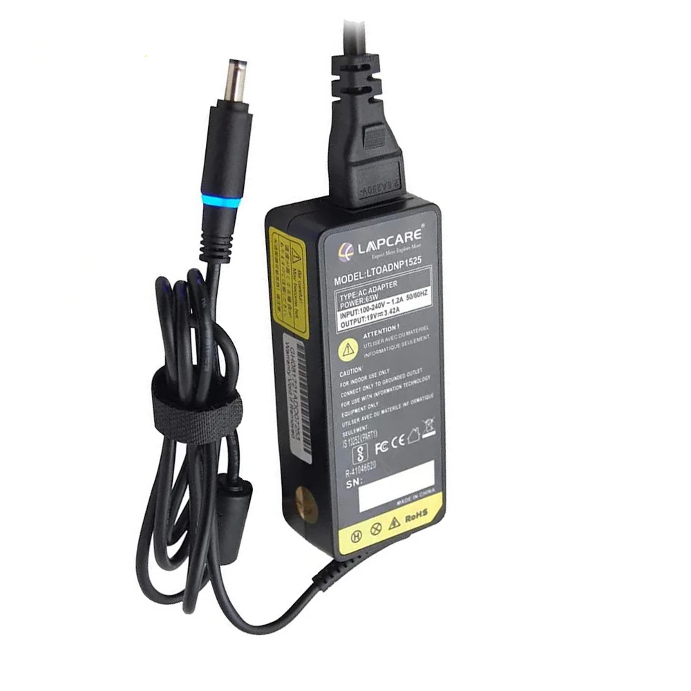 Lapcare Laptop Adapter Compatible For Toshiba 65w | 19v/3.42a | 5.5mm x 2.5mm view 3